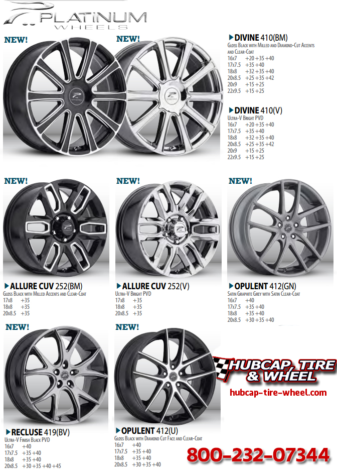 New 2015 Platinum Wheels