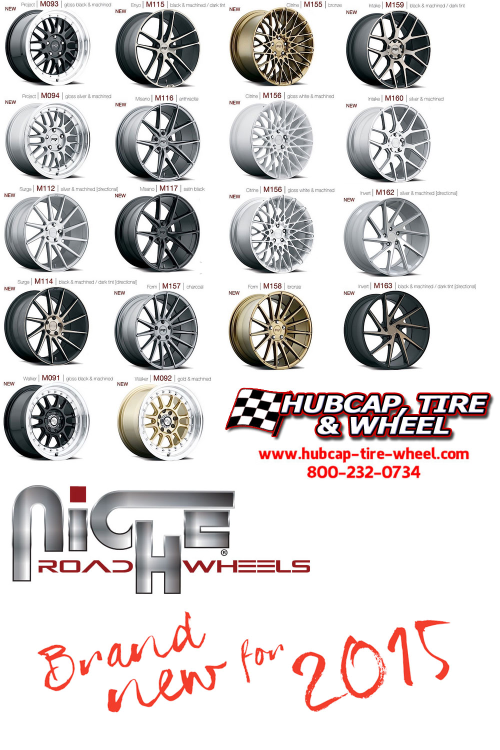 new 2015 niche wheels rims