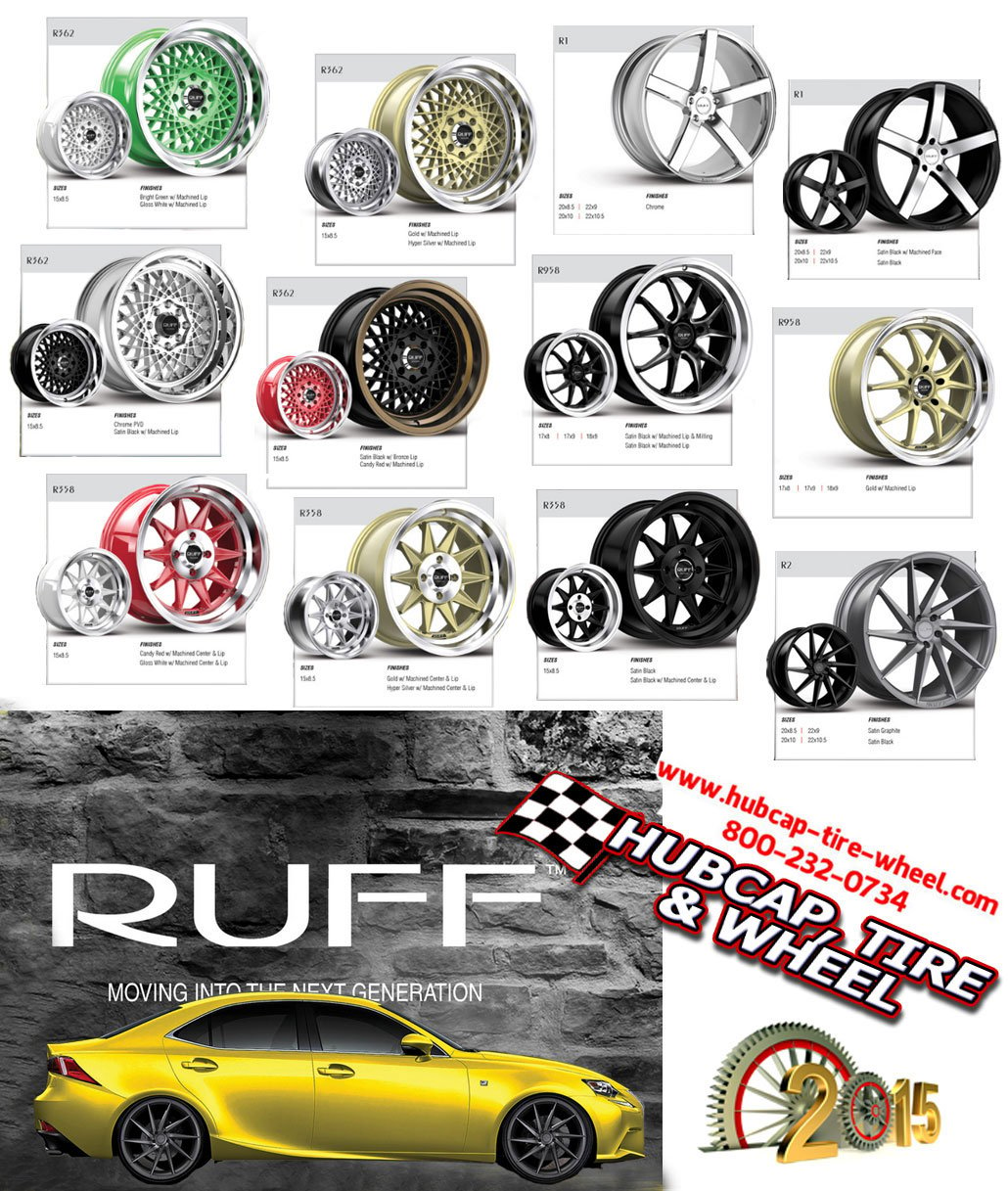 new 2015 ruff racing wheels rims