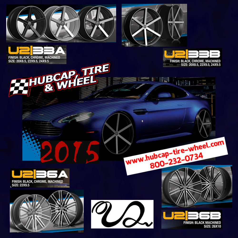 new 2015 U2 custom wheels rims