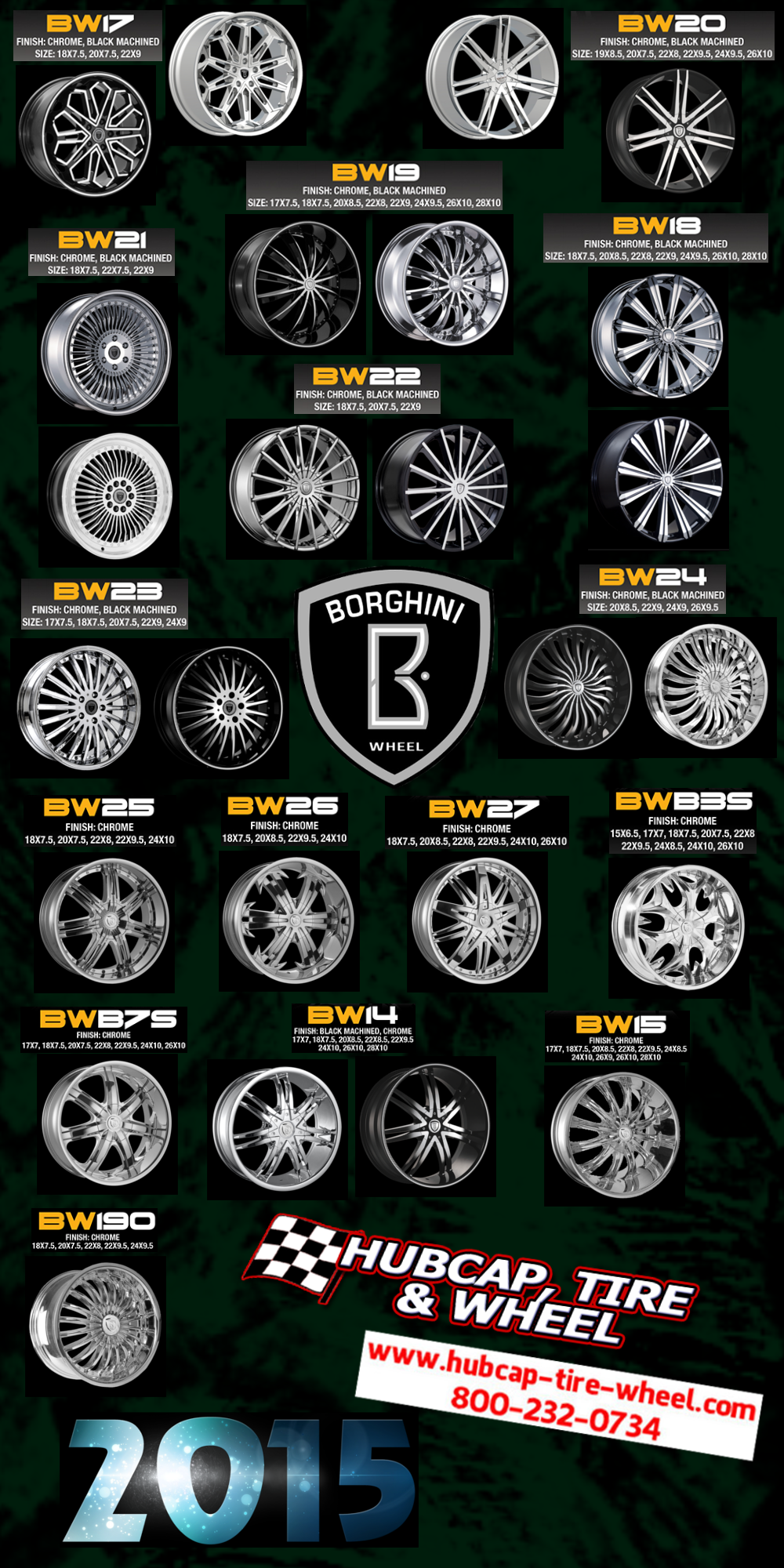 new 2015 borghini wheels rims