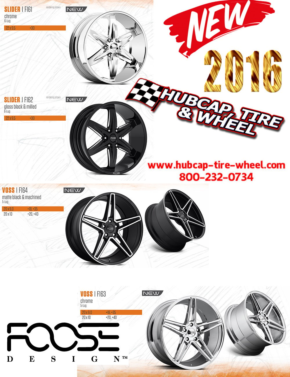 new 2016 foose custom wheels rims