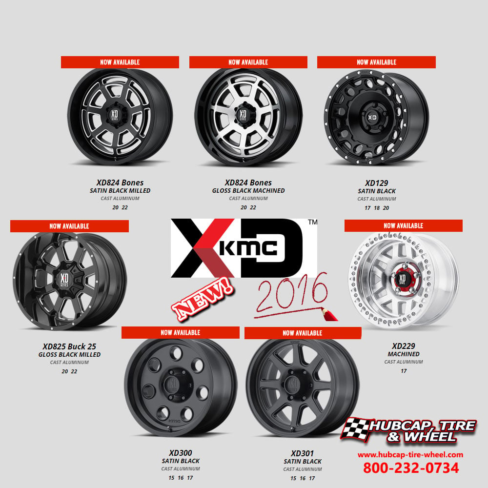 New 2016 KMC XD Series Wheels and Rims
