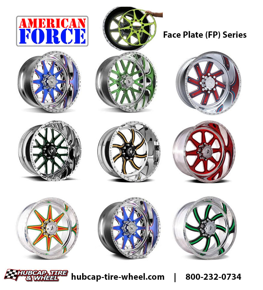 american force face plate series wheels