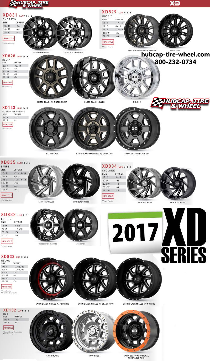 New 2017 KMC XD Series Wheels and Rims