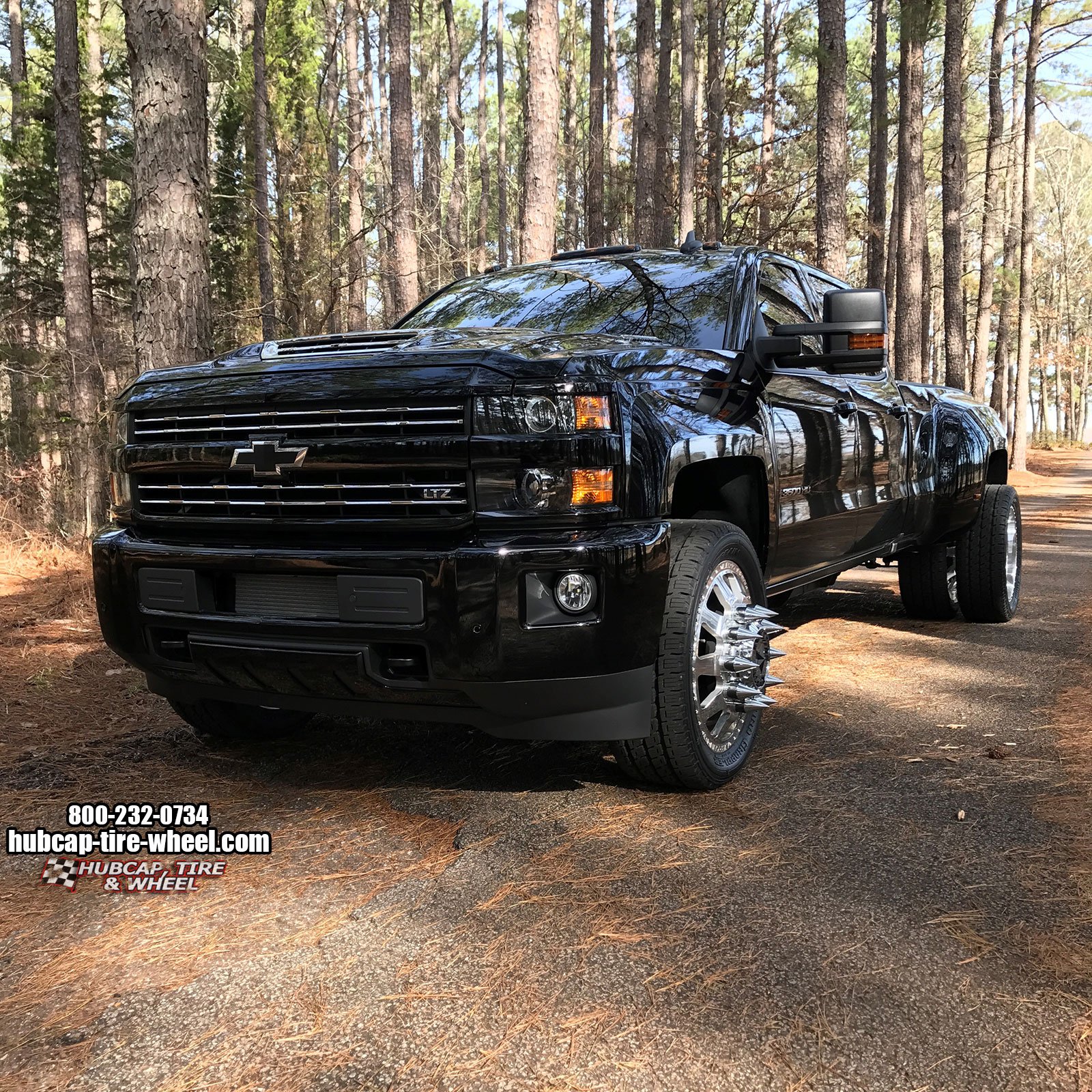 2017 Chevrolet Silverado 3500 Dually American Force Independence Wheels