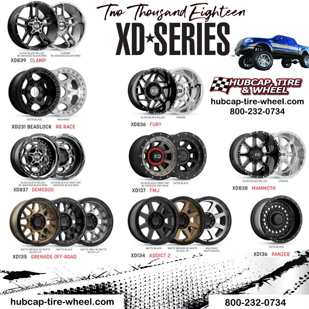 New 2018 XD Series Wheels Rims