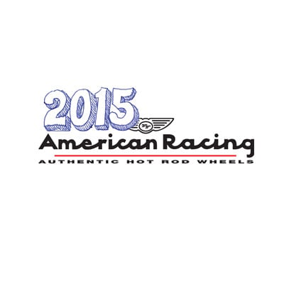 New 2015 American Racing Hot Rod Vintage Wheels Logo